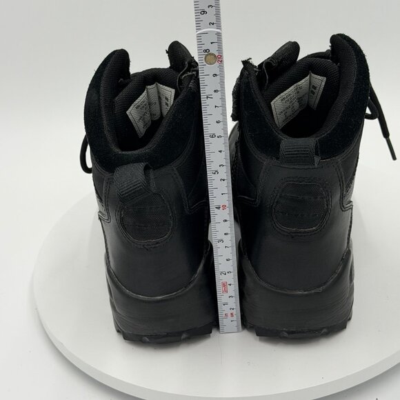 5.11 ATAC 2.0 Boots Womens Size 8 Black Tactical Zip Up Side Leather Duty Work - Picture 4 of 8